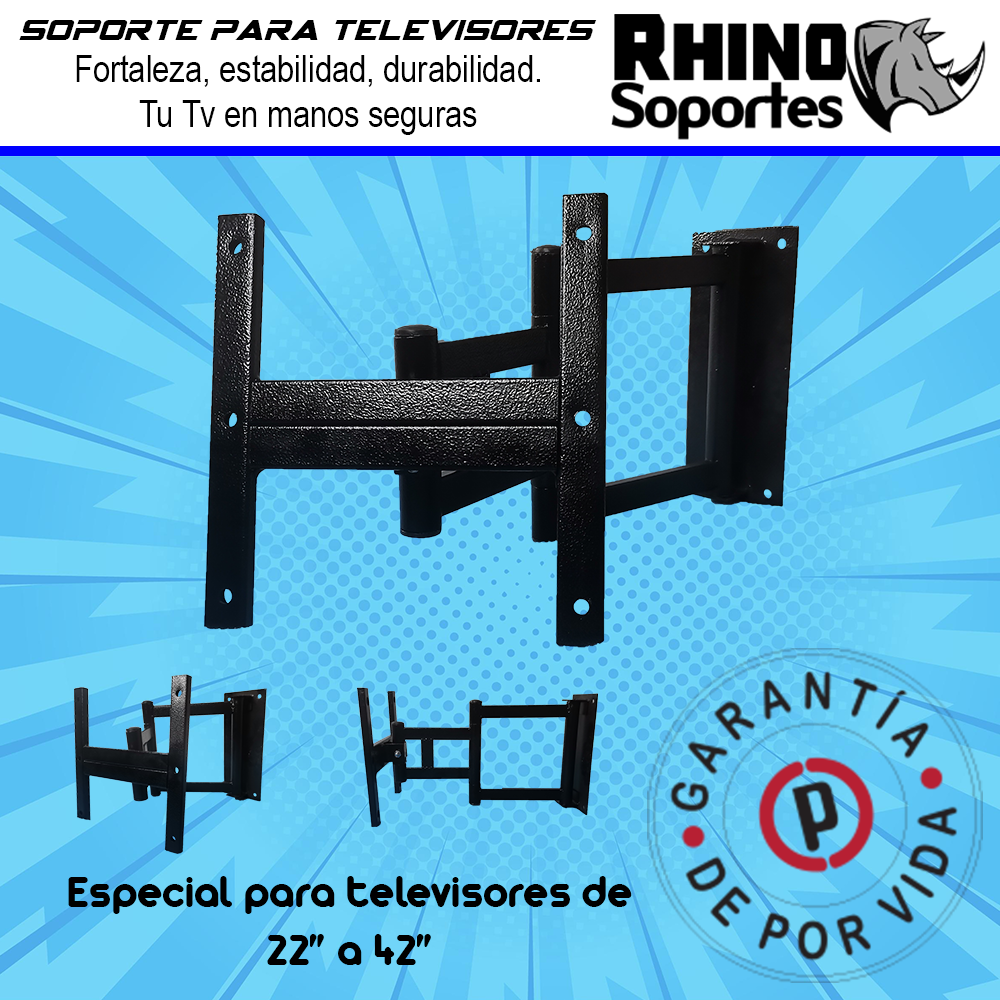 soporte rhino doble brazo 32